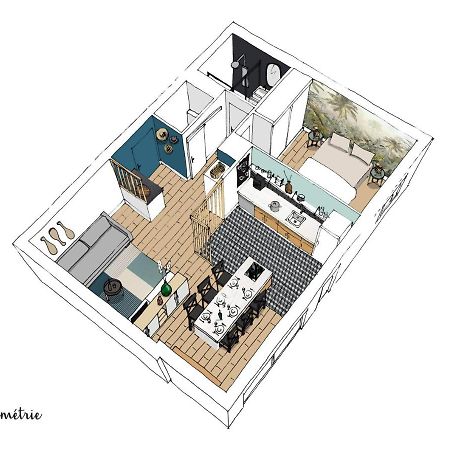 Ilunabarra - Appartement Calme, Vue Mer, Parking - Wifi Ciboure Ngoại thất bức ảnh