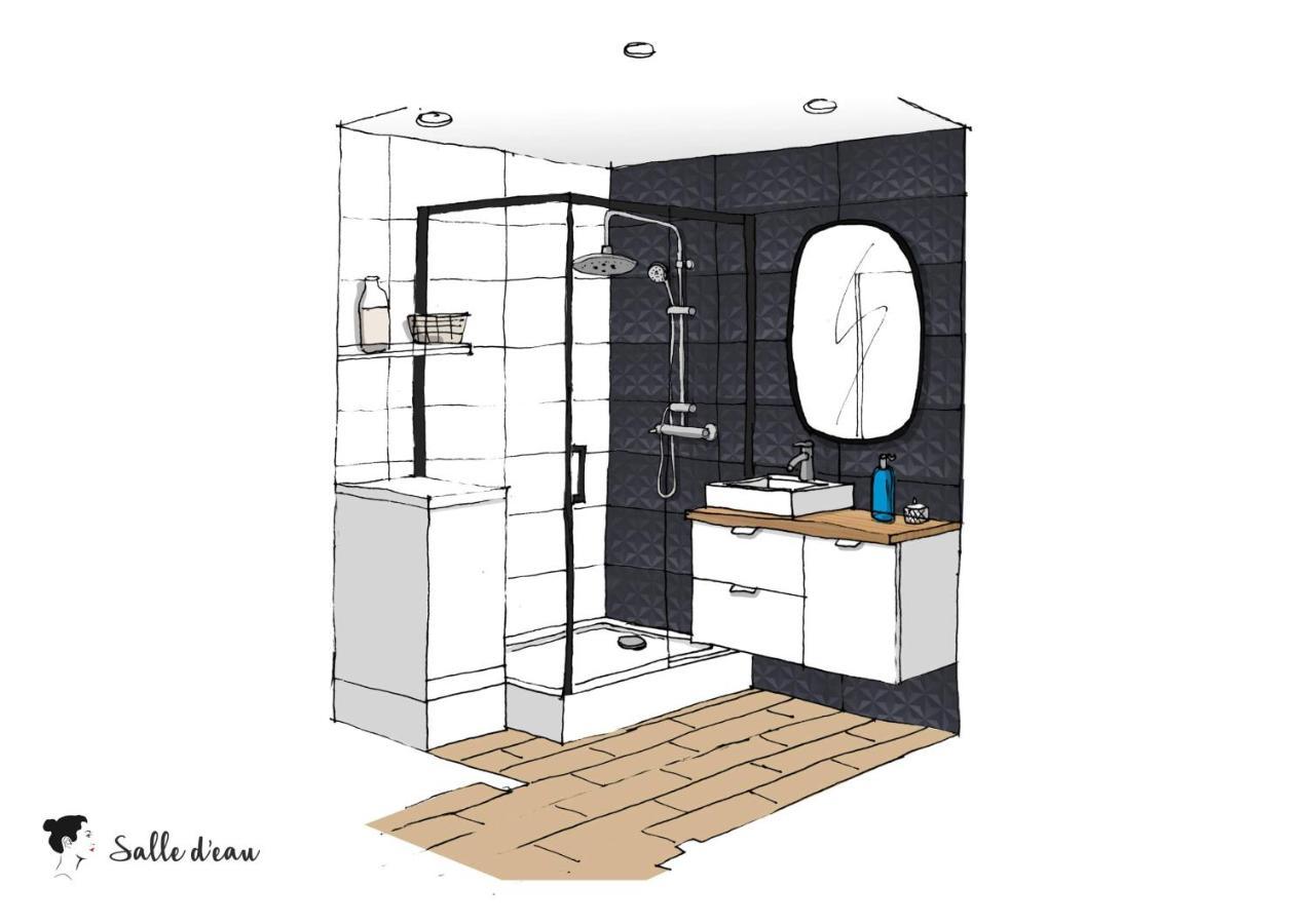 Ilunabarra - Appartement Calme, Vue Mer, Parking - Wifi Ciboure Ngoại thất bức ảnh