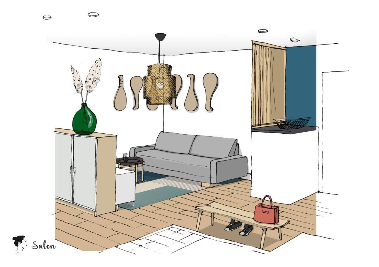 Ilunabarra - Appartement Calme, Vue Mer, Parking - Wifi Ciboure Ngoại thất bức ảnh