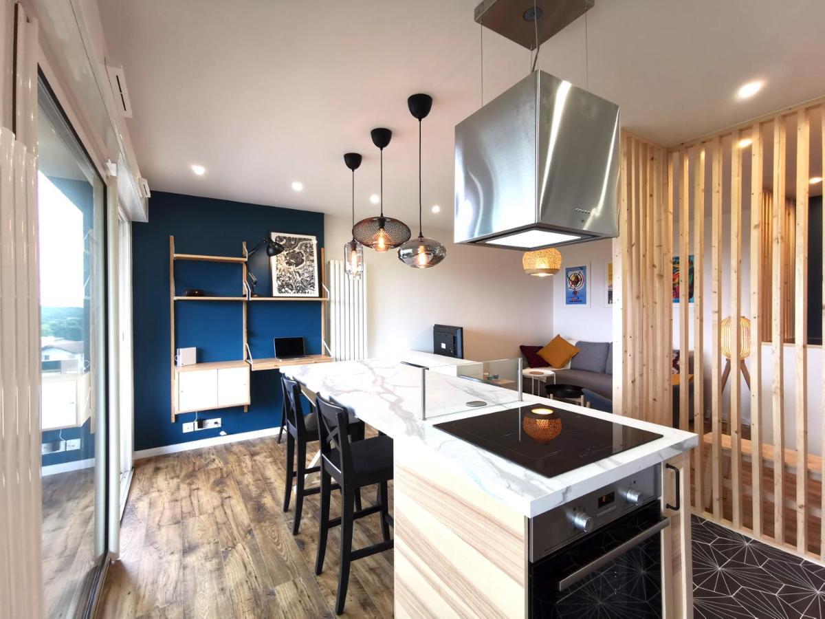 Ilunabarra - Appartement Calme, Vue Mer, Parking - Wifi Ciboure Ngoại thất bức ảnh