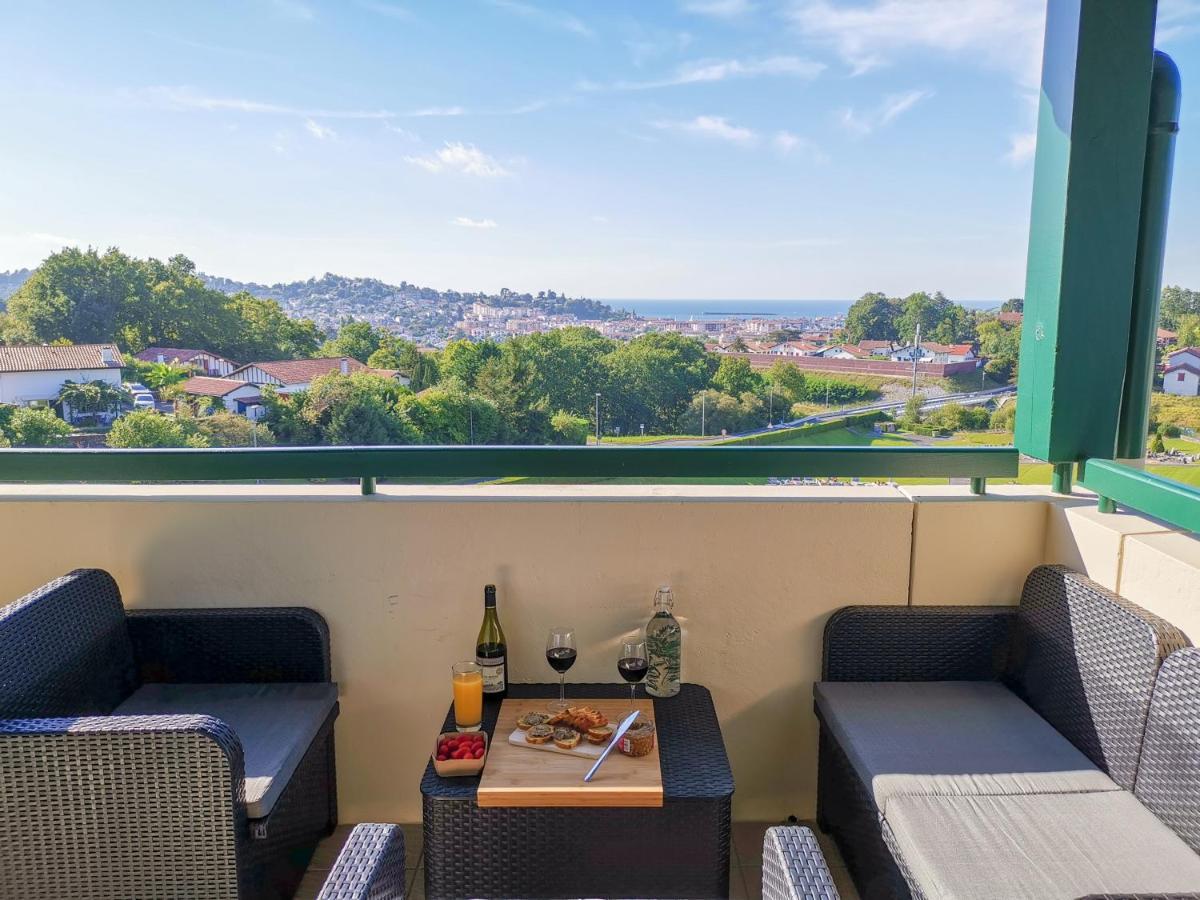 Ilunabarra - Appartement Calme, Vue Mer, Parking - Wifi Ciboure Ngoại thất bức ảnh