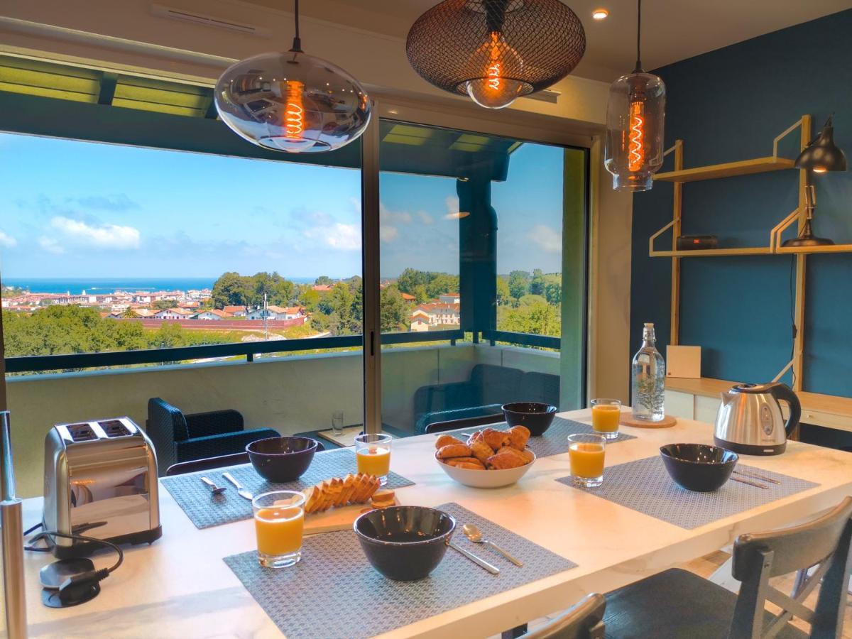 Ilunabarra - Appartement Calme, Vue Mer, Parking - Wifi Ciboure Ngoại thất bức ảnh