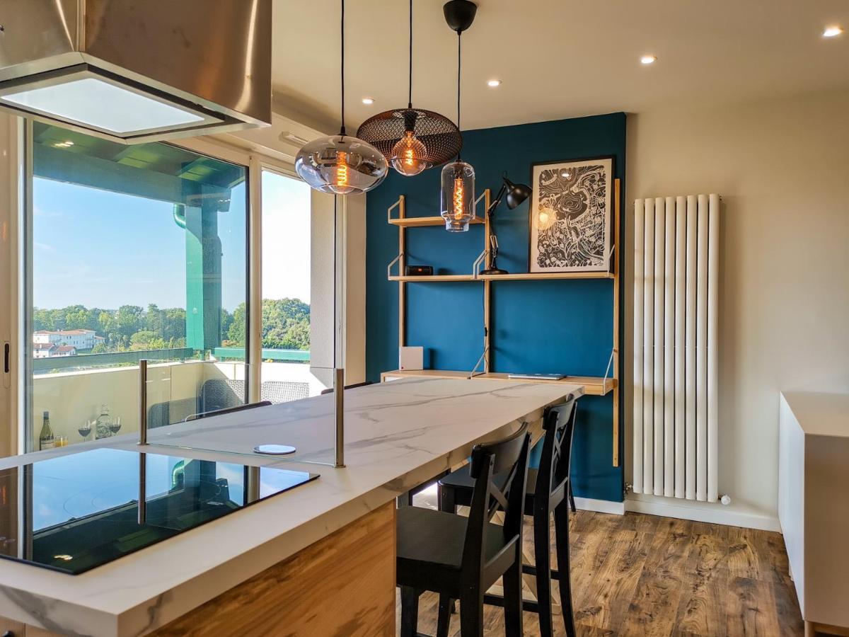 Ilunabarra - Appartement Calme, Vue Mer, Parking - Wifi Ciboure Ngoại thất bức ảnh